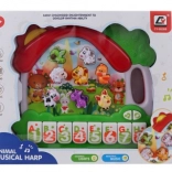 Kinderpiano huisje met dieren