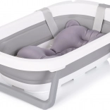 Baignoire bébé pliante avec coussin Grey