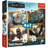 Puzzle Jours de Dragons - 4 en 1