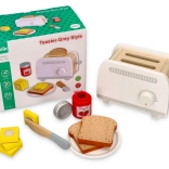 Wooden toaster for kids – gray