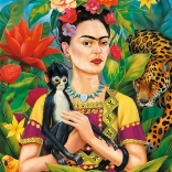 Puzzle Trefl Premium Plus – portrait de Frida Kahlo, 1000 pièces