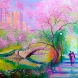 Puzzle Spaziergang im Park 1000 Teile ENJOY