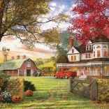 EUROGRAPHICS Puzzle Alte Kürbisfarm 1000 Teile