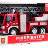Brandweerwagen met licht, geluid en water 1:16