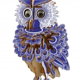 Woodcraft houten 3D puzzel - Bonte Uil