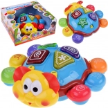 Interactive runaway bug for toddlers with melodies and lights