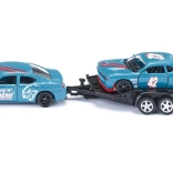 Siku set 1:55 – trekauto DODGE Charger met aanhanger en raceauto DODGE Challenger SRT