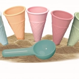 Androni zandvormpjes – ijs, 6-delige set