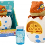 Dino-Seifenblasenmaschine im Ei mit Füllung