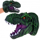 Rubber Hand Puppet T‑Rex – realistic dinosaur head 19 cm
