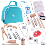 Kit de dentiste en bois pour enfants avec accessoires