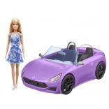 Cabriolet Barbie et poupée