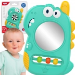 WOOPIE hochet de dentition sensoriel pour enfants avec miroir Dino