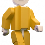 Seváček jaune – figurine de la mascotte SEVA (grande et petite)