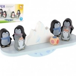Wooden balancing game Penguins