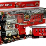 Klassieke batterijtrein met rook, geluiden en lichteffecten