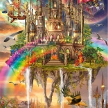 Puzzel Stad in de wolken 1000 stukjes