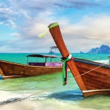 Panoramische puzzel Around the World: Krabi, Thailand 1000 stukjes