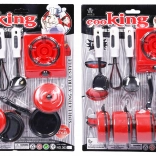 Children's cookware with stovetop – kitchen set for little chefs