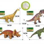 Interactieve dinosaurus 36 cm - 4 soorten