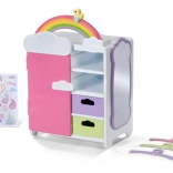 Armoire arc-en-ciel pour poupées BABY born