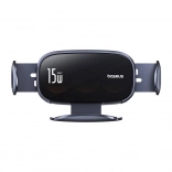 Car Mount with Wireless Charging BASEUS LightChaser 15W (black)