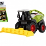 Plastic pull-back combine harvester 13 cm – set of 8