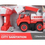 Camion de pompiers à visser télécommandé