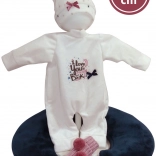 Outfit for NEW BORN doll 40–42 cm, 3-piece set with nursing pillow