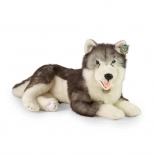 Chien husky en peluche couché 60 cm ECO‑FRIENDLY de RAPPA