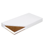 Matras voor wieg New Baby Standard 80 × 40 × 8 cm kokos–schuim–kokos, wit