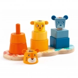 DJECO Children's Colorful Stacking Tower