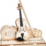 Wooden 3D Puzzle Viola – Decorative Model