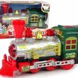 Christmas Locomotive with Lights and Sounds on Batteries