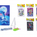 creative diamond painting set 10 × 15 cm with stand