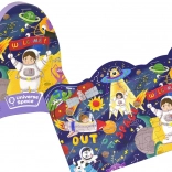 Puzzel Kosmos: UFO en Planeten 48 stukjes