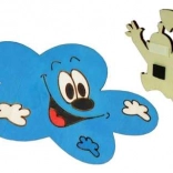 Wooden Decorative Magnet Cloud