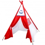 Kinder teepee tent met ankermotief