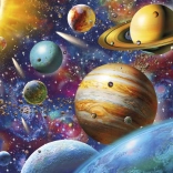 Puzzel Planeten 1000 stukjes DINO