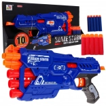 6-loops kinderblaster BLAZE STORM met 10 foamkogels, handmatig
