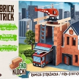 Jeu de construction BRICK TRICK caserne de pompiers XL