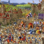 Puzzel HEYE 1000 stukjes – Slag der konijnen (Ruyer)