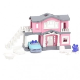 Pink House Green Toys with Accessories