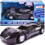 Marvel Black Panther light-up hero car with sounds