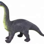 Grote dinosaurusfiguur Brachiosaurus met geluid 33 cm grijs