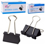 Universal Office Clips Steel Spring Black 32 mm 12 pcs