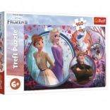 Trefl puzzel Disney Frozen 2 – Zusters op avontuur, 160 stukjes