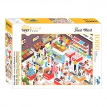 Puzzle BRAIN TREE Food Mart – Selbstbedienung, 1000 Teile