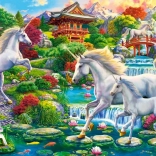 Castorland Puzzle Einhorn-Garten 1500 Teile