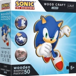 Houten puzzel Sonic 50 stukjes
